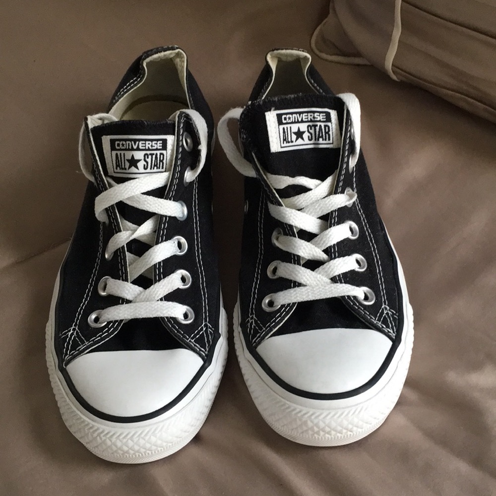 Converse black sneakers